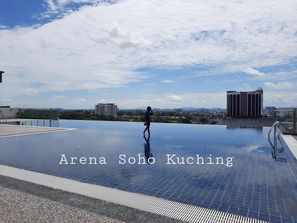 Arena Soho At Kozi Square Kuching Leilighet Eksteriør bilde
